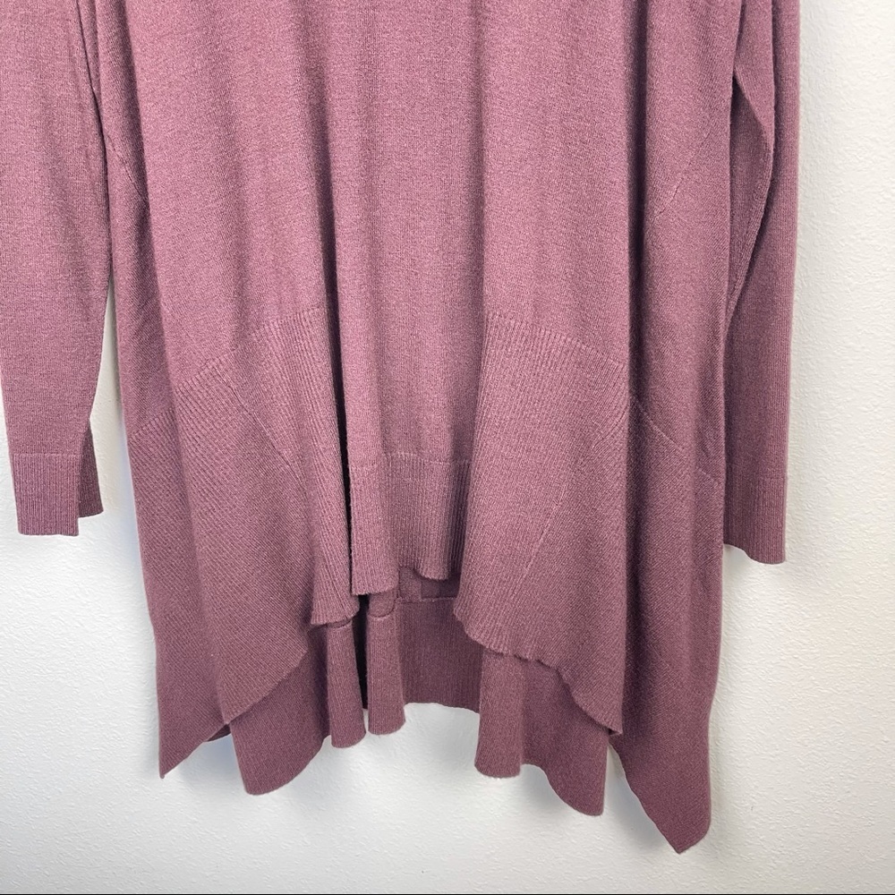 ✅ NWT Westbound Wine Asymmetrical Soft Sweater Tunic - Picture 4 of 10